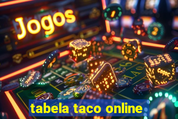 tabela taco online